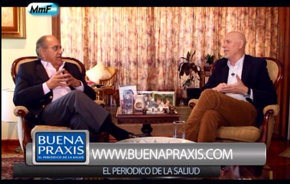 El Dr. Julio Sumay en el programa de TV