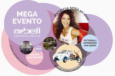 Mega evento de Arbell para todas las mujeres del país