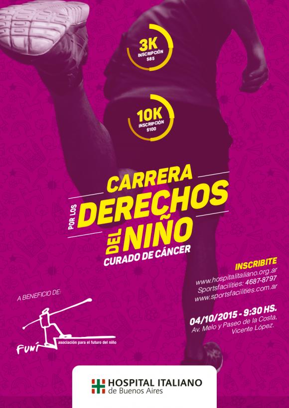 VICENTE LÓPEZ: Carrera y Marcha Aeróbica “Por los derechos del niño curado de cáncer”