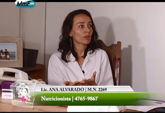 La Lic. Ana Alvarado en el programa de TV ´Mayormente Feliz