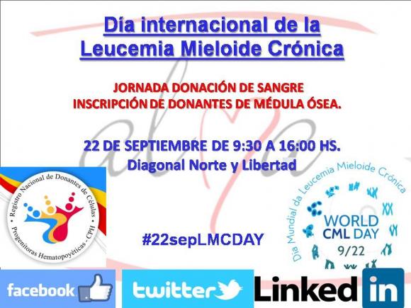 22-09: Día mundial de la Leucemia Mieloide Crónica