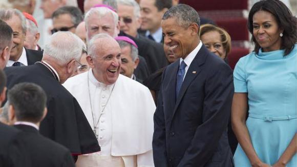 Francisco visita la Casa Blanca