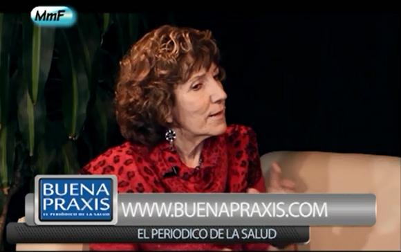 Ana María Sovrán en el programa de TV