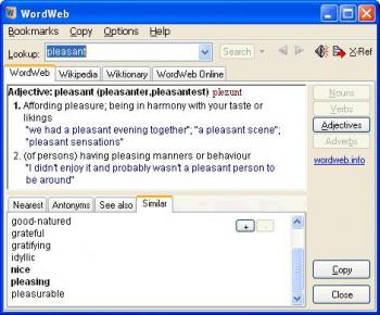 Wordweb: diccionario de inglés gratuito