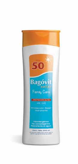 Bagovit Solar Nueva Línea De Emulsiones Para Protegernos Del Sol: “Family Care”
