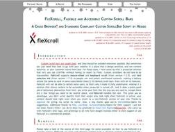 ¿como formatear un scroll para firefox, internet explorer o cualquier navegador?