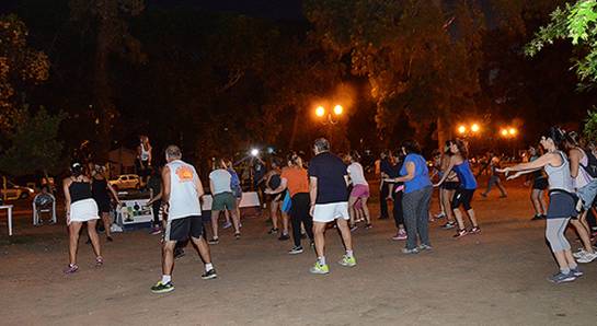 SAN ISIDRO: Comenzó el paseo de bicicletas nocturno  