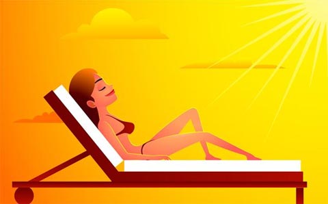 Advierten sobre los daños en la piel por la exposición exagerada al sol