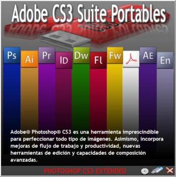 Aio adobe cs3 suite [español][full][portable]