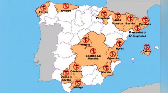 No queman conventos, pero se multiplican los ataques laicistas por toda España