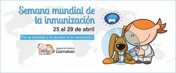 El Garrahan se suma a la Semana Mundial de la vacunación con una campaña intensiva en el Hospital