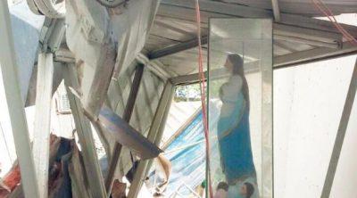 Continúan los milagros de la Virgen que permaneció intacta tras el terremoto