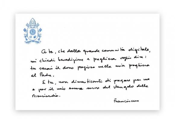 Francisco recordó la celebración de la 50º Jornada Mundial de las Comunicaciones Sociales