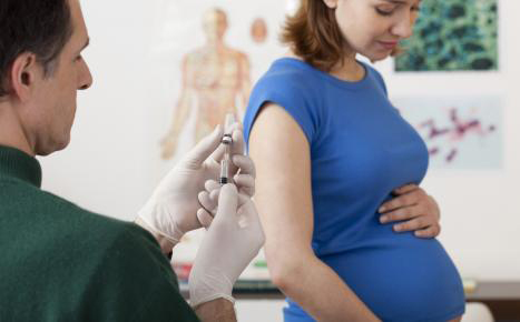 Las embarazadas deben vacunarse contra la gripe
