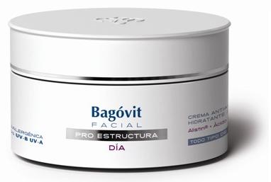 Con Bagovit Facial Proestructura Día, la Piel tiene hidratación y protección extra, todo el día 