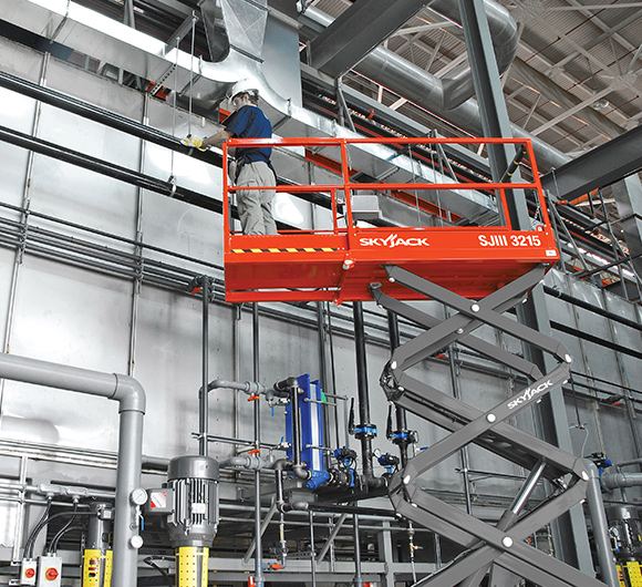 Plataformas Eléctricas Tipo Tijera de 6.0 metros de trabajo 