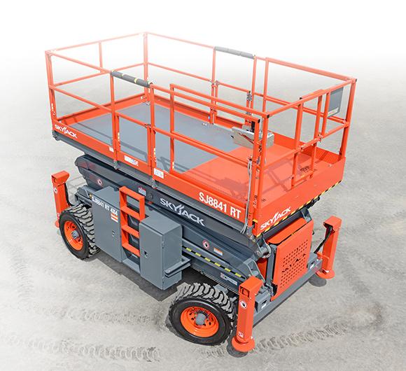 Plataformas Eléctricas Tipo Tijera de 14 metros de trabajo 