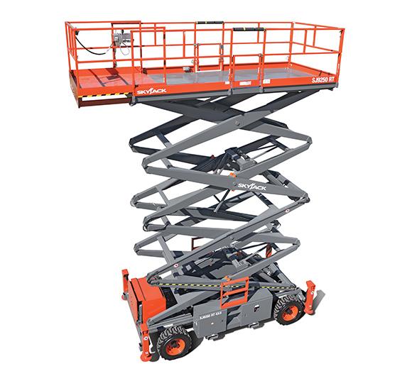 Plataformas Eléctricas Tipo Tijera de 16 metros de trabajo 