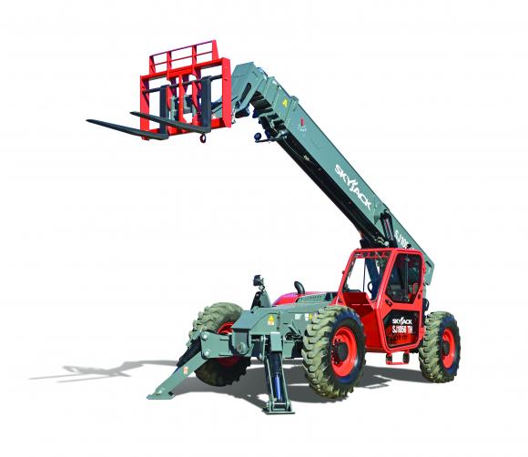  Manipulador telescópico con capacidad de 4535 kilos y elevación máxima de 12900 mm (video y pdf)