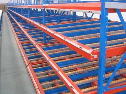Estantería por gravedad para cajas