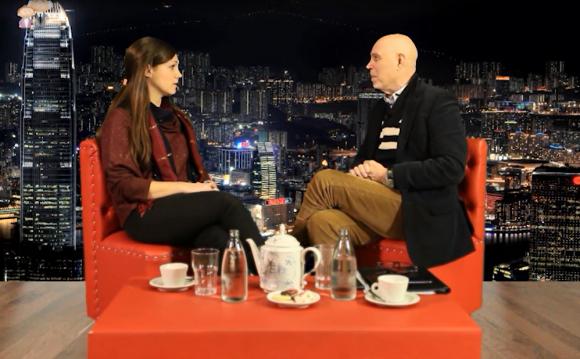 La Lic. Lucía Giménez en el programa de TV