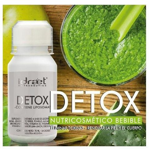 Idraet Presenta Detox: El Primer Nutricosmético Liposomado Bebible que desintoxica la Piel desde el interior