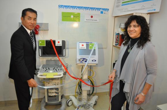 Equipamiento para neonatología donado por Japón