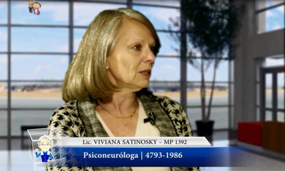 La Lic. Viviana Satinosky en el programa de TV