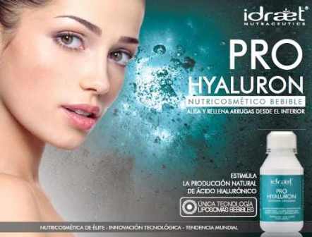 Idraet presenta  Pro Hyaluron, un Nutricosmético Bebible Liposomado que rellena y reduce las arrugas desde el interior