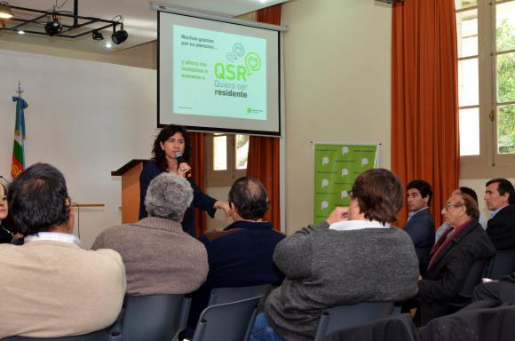 Zulma Ortiz presentó el programa ¨Quiero ser residente¨