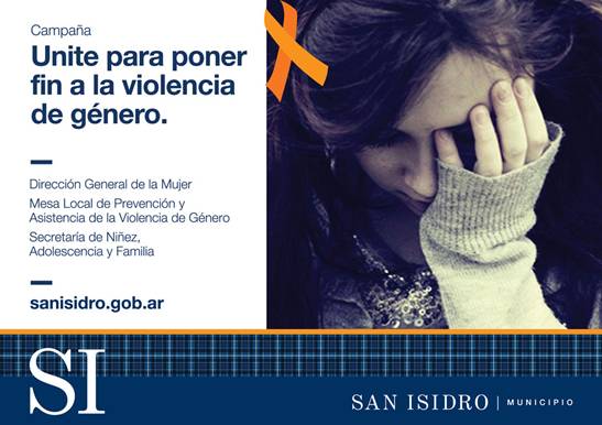 SAN ISIDRO: Campaña contra la violencia de género 