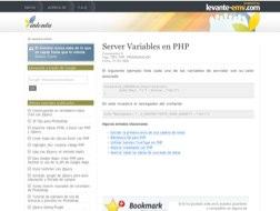 Server variables en php