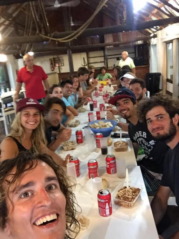 Pasta party en la Velafest