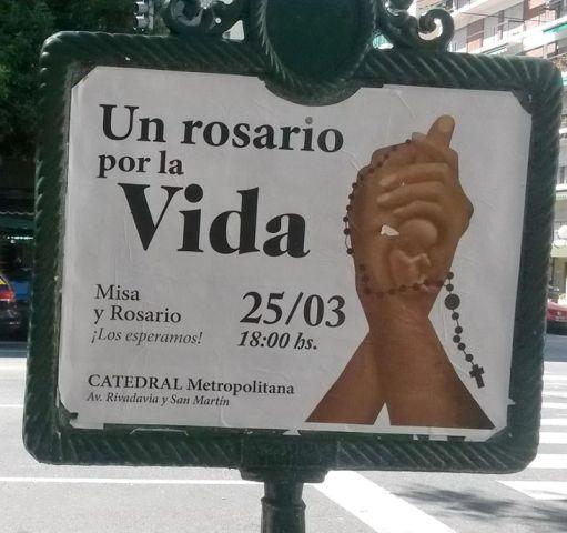 25 de Marzo: Día del Niño por Nacer, Rosario por la VIDA