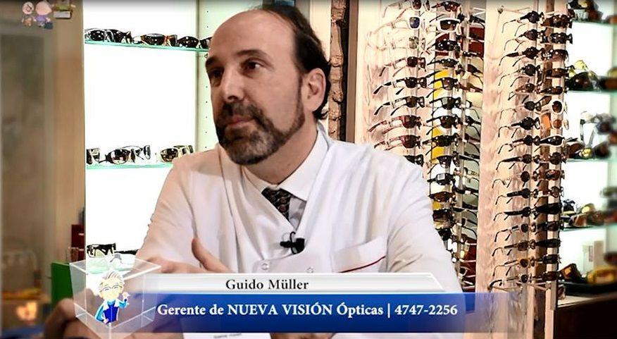 Guido Müller en el programa de TV