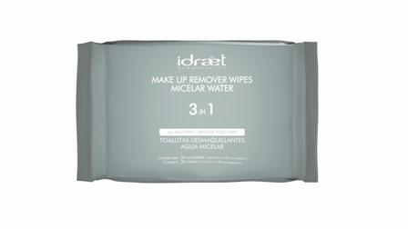 Idraet presenta las primeras Toallitas desmaquillantes de Agua Micelar