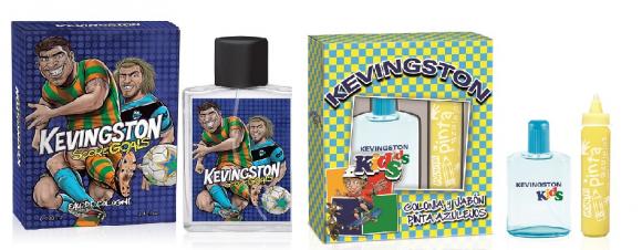Las nuevas fragancias de Kevingston: Celeste & Score Goals, se presentan en divertidos packs para regalar a los más chicos