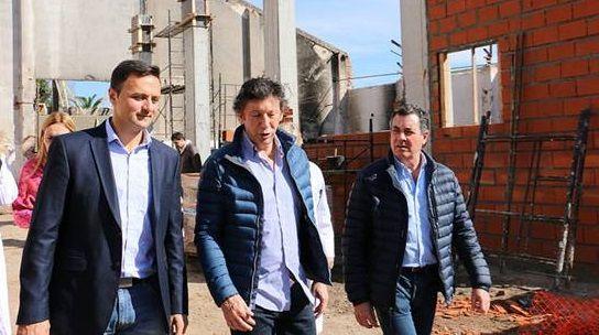 Posse y Daniel Ivoskus, en la ampliación del Hospital Materno Infantil de San Isidro