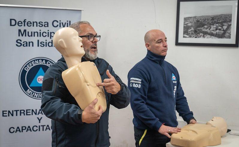 San Isidro: realizaron una capacitación de RCP para personas con discapacidad