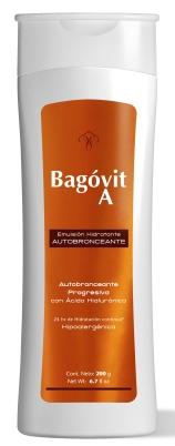 Bagóvit A emulsión hidratante autobronceante, color + hidratación continua 