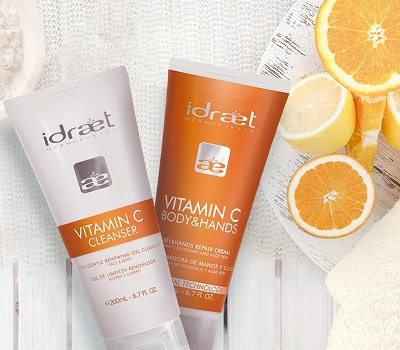 Idraet desarrollo nuevos productos con Vitamina C para cuerpo y manos