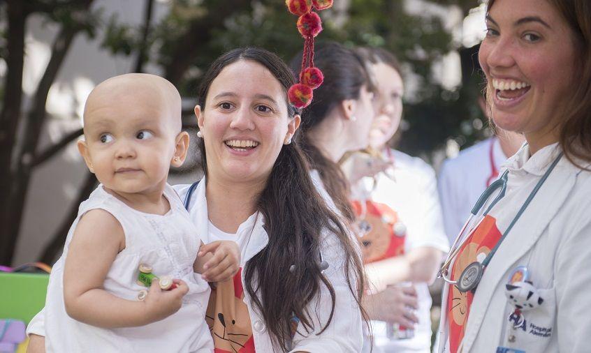 Se realizó en el Hospital Alemán la II jornada recreativa para concientizar sobre el cáncer infantil
