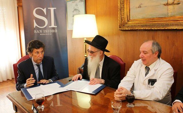 San Isidro firmó un convenio con el Beit Jabad Zona Norte
