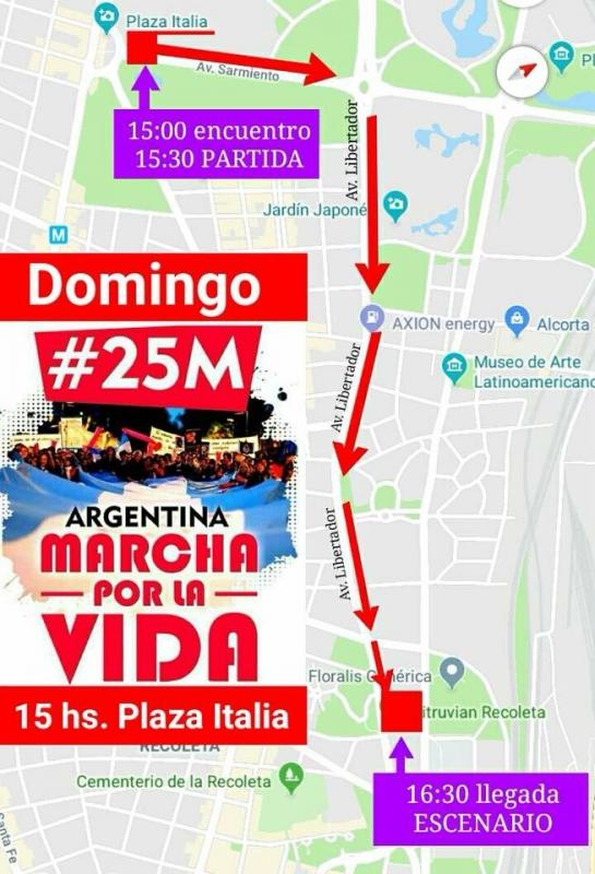 Marcha por la vida: 25 de Marzo del 2018