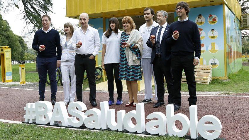 Firman convenio para llevar las Estaciones Saludables de la Ciudad a todo el país