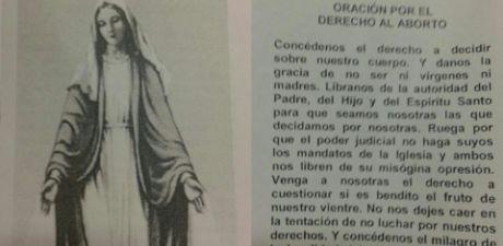 A la Universidad Nacional de Rosario: ¡no a la estampa de María con oración pro-aborto!
