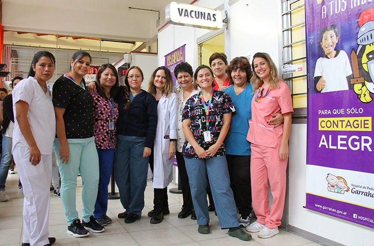 El Garrahan ya aplicó más de 7 mil dosis de vacuna antigripal