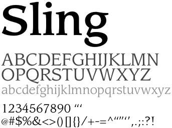 10 fuentes serif gratuitas