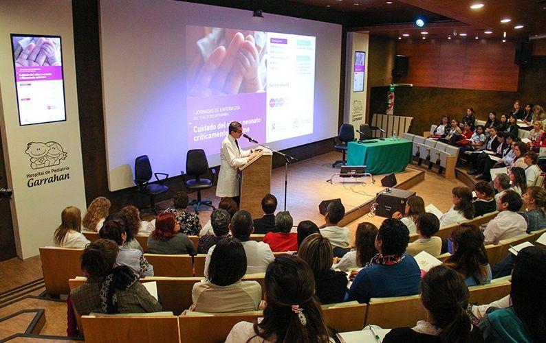 Garrahan: Comenzaron Jornadas de Enfermería “Cuidado del niño y neonato críticamente enfermo”