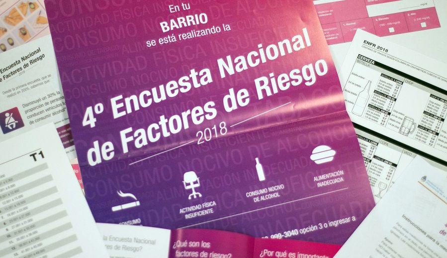 Comienza la cuarta Encuesta Nacional de Factores de Riesgo